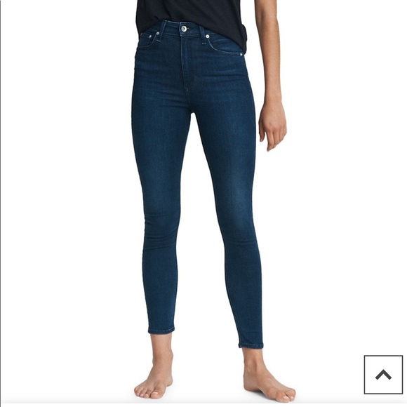 rag & bone Denim - Rag & Bone High Rise Ankle Skinny Jeans